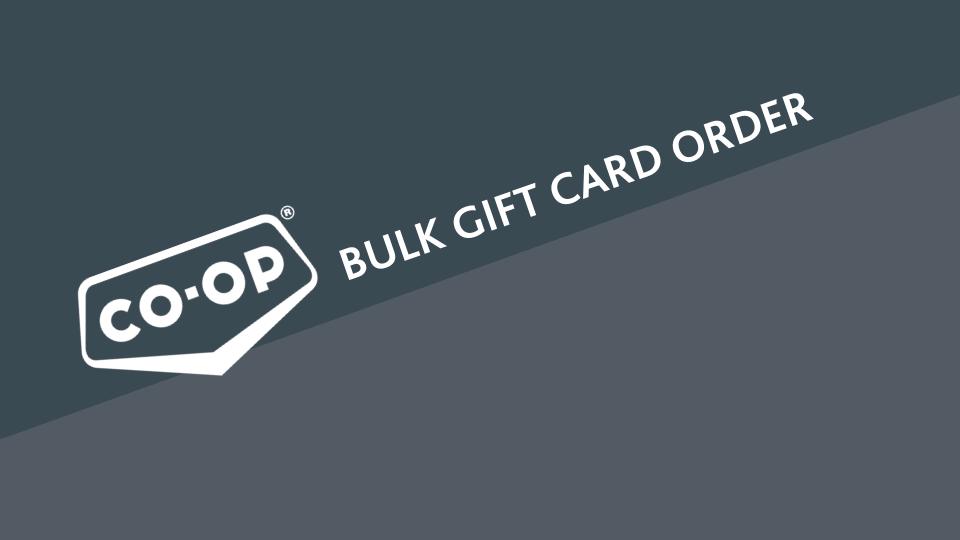 Saskatoon Co-op Gift Cards | Saskatoon Co-op